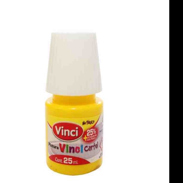 PINTURA CARTEL 50 VINCI 25ML.AMARILLO LIMON E.10 C.200